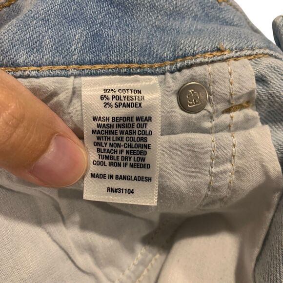 True Craft Womens Set of 2 Mid-Rise Blue Denim Shorts 7 Beach Coastal Vacation - Picture 4 of 9